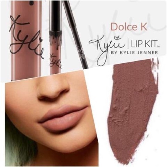 Kylie Lip Kit DOLCE K Liquid Matte w/ Lip Liner - Picture 1 of 6